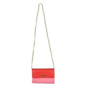 Juicy Couture Oui Pink & Red Crossbody Bag w Gold Chain Strap 7.25”x5.25”x1.25”
